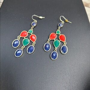 Elegant Multicolor Chandelier Earrings